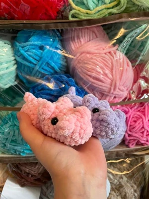 No-sew hippo crochet pattern