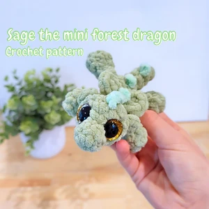Sage the mini Forest Dragon (PDF included)