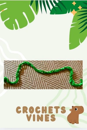 Finger crochet vines