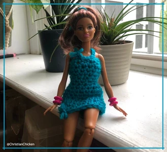 ~Barbie doll dress~ NO SEW