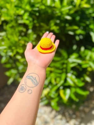 Luffy Hat Keychain