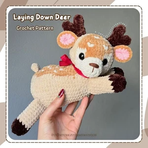 Laying Down Deer Crochet Pattern