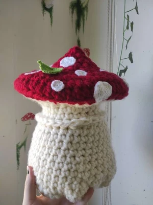 Fat red mushroom