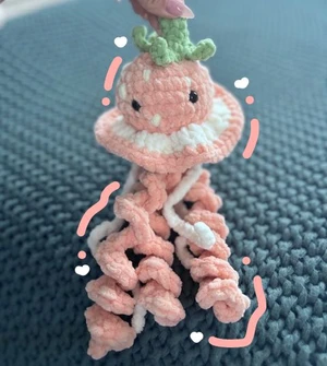 Cute Strawberry Jellyfish