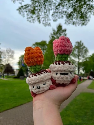 Potted Tuilps Friends