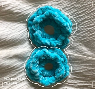 ~Mini Flower Scrunchie~ NO SEW