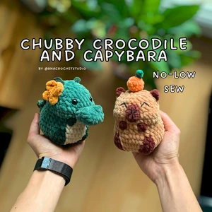Chubby Crocodile and Capybara