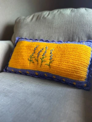 Lavender Accent Pillow