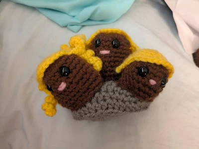 Dugtrio Pokemon Crochet Pattern (Alolan Option)