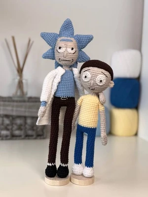 Rick and Morty Amigurumi Bundle (Special Offer: 2-in-1)