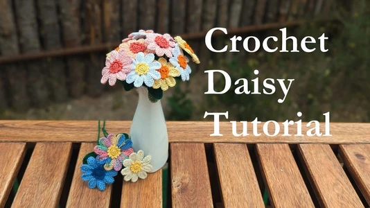 Simple Daisy Crochet Tutorial