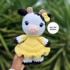 Coco the Cow Low-sew Pattern