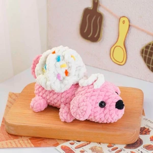 Cream Dog Crochet Pattern
