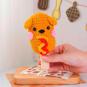 Hot Dog Dog Crochet Pattern