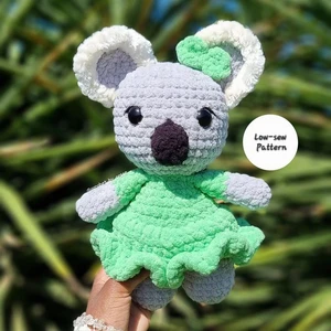 Kiki the koala (Low-sew) Pattern