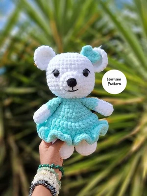 Polly the Polar Bear (Low-sew) Pattern
