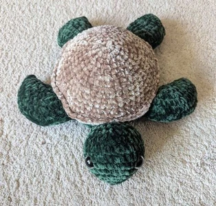 Turtle Crochet Pattern (Life Sized)