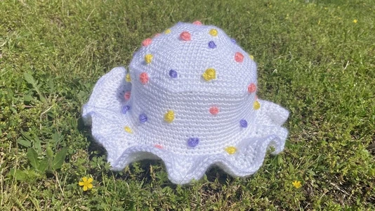 Bobble Bucket Hat | How To Crochet A Kid\'s Bucket Hat