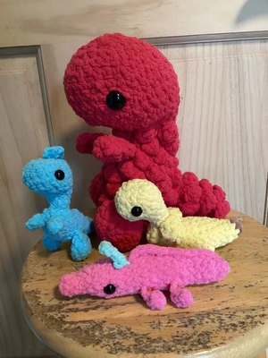 Raspberry t-rex and mini fruit dinos