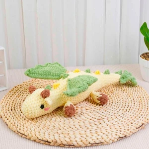Small Yellow Dragon Low Sew Crochet Pattern