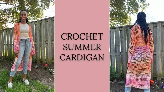 Crochet Summer Cardigan | Crochet Summer Garments