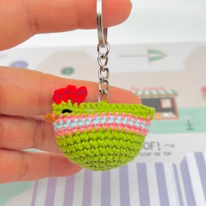 Hen keychain