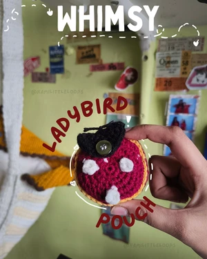 Whimsy LadyBird Pouch(Mini)