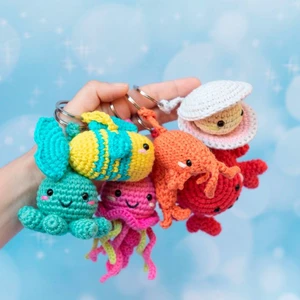Bundle Sea Animal Keychains