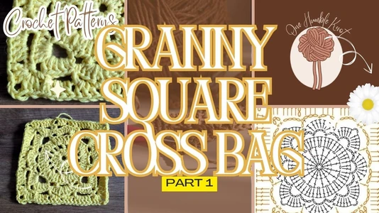 Granny Square Crss bag - Part 1