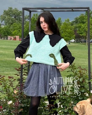 nessie colorwork sweater tee