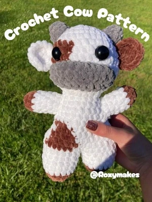 Cute Crochet Cow Pattern