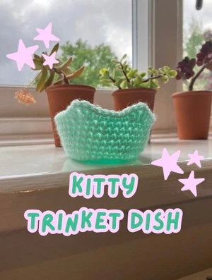 Kitty trinket dish
