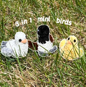 3 in 1 mini birds (low sew)