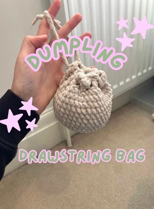 Dumpling drawstring bag