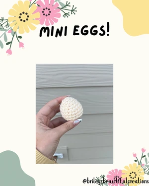 Mini eggs! (For momma chicken)