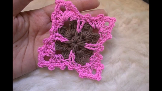 crochet flower motif #crochet #grannysquare #patter