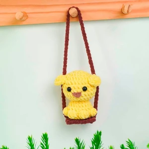 Dog On Swing Crochet Pattern