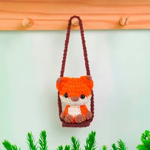 Fox On Swing Crochet Pattern