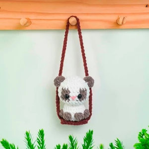 Panda On Swing Crochet Pattern