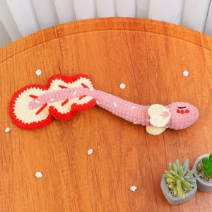 Strawberry Eel Crochet Pattern
