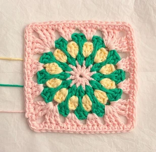 Spring Bloom Granny Square