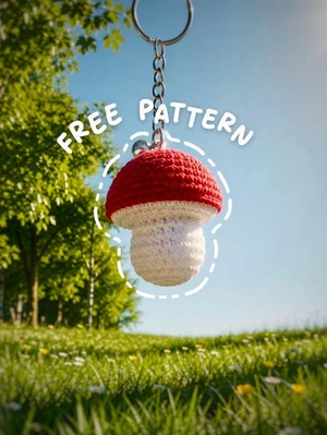 Mini Mushroom Amigurumi (No-sew)