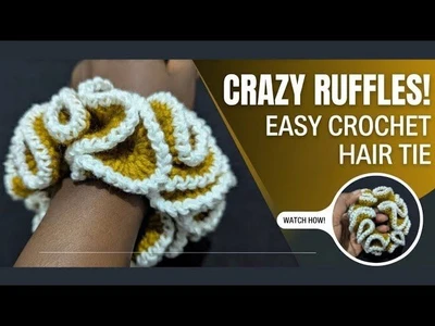 EASY Crochet Hair Scrunchie Tutorial | Beginners Friendly