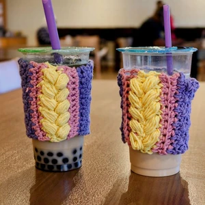 Rapunzel Cup Cozy | Crochet Cup Cozy