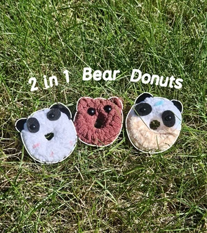2 in 1 bear donuts (no sew)