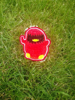 No sew red cardinal