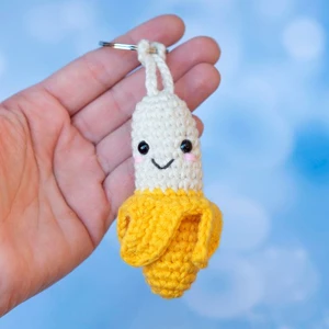 Banana Keychain Crochet pattern