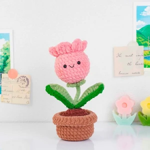 Bellflower Pot Crochet Pattern