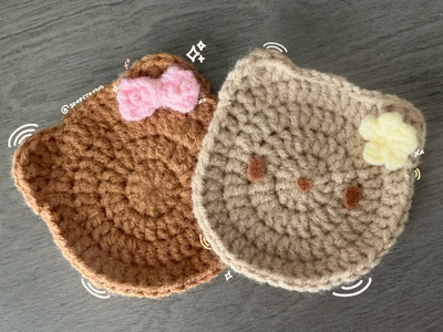 Crochet Bear Coaster