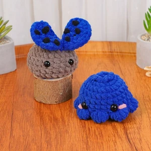 Blueberry Octopus Ladybug Crochet Pattern